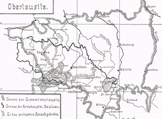 1815 - Die Oberlausitz wird geteilt